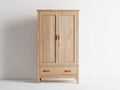 Armoire-Bois-110x50x185 cm-Chêne naturel-Style rustique