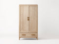 Armoire-Bois-105x48x185 cm-Chêne naturel-Style scandinave